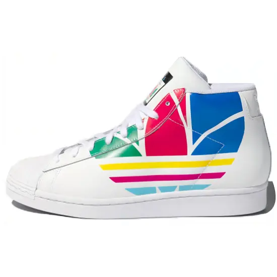 Adidas Originals Pro Model Skateboard Shoes Unisex Mid-top White/Red