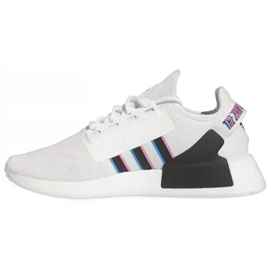 Adidas Originals NMD_R1 V2 'White Pulse Blue Magenta'