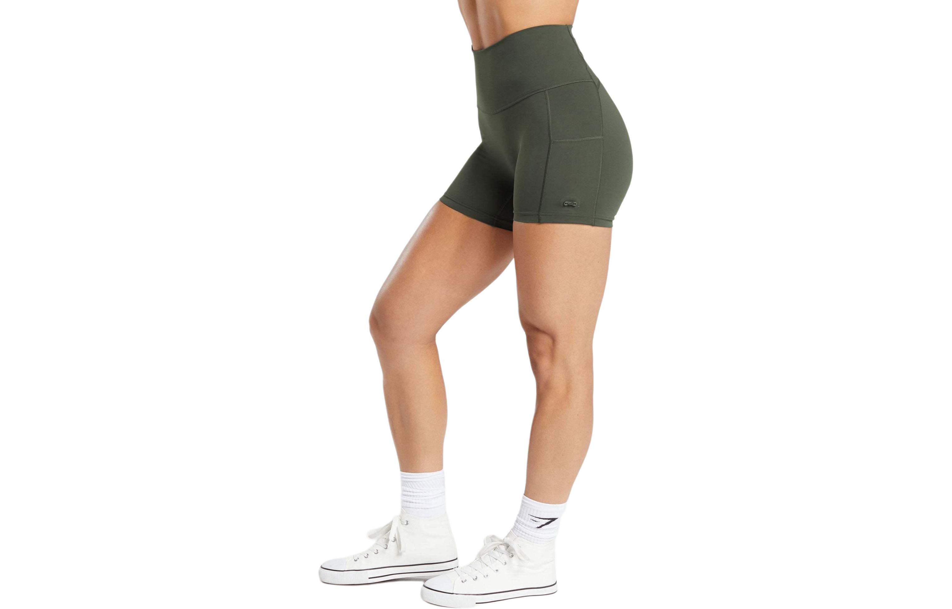 GYMSHARK Sports Shorts Women’s Dark Olive Green