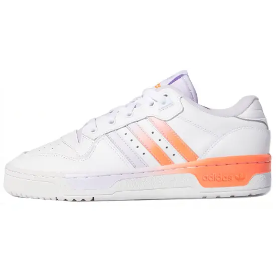 Adidas Originals Rivalry Skateboard Shoes Women's Low-top White/Orange/Purple
