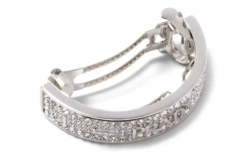 PRADA Crystal-embellished Hair Clip