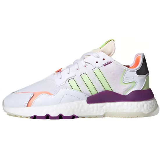 Adidas Originals Nite Jogger Lifestyle Shoes Unisex Low-top White/Green/Purple