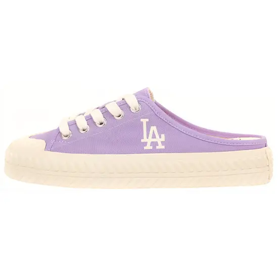 MLB Playball Mule Canvas Shoes Women's Low-Top Purple