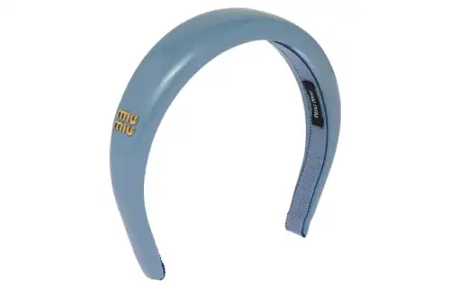 MIU MIU Metal Headbands Women's Interstellar Blue