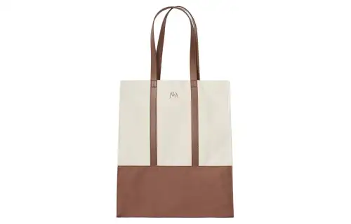 UNIQLO JW Anderson Collaboration Cotton Tote Bag, Shopping Bag, Handbag Regular Unisex Light Beige