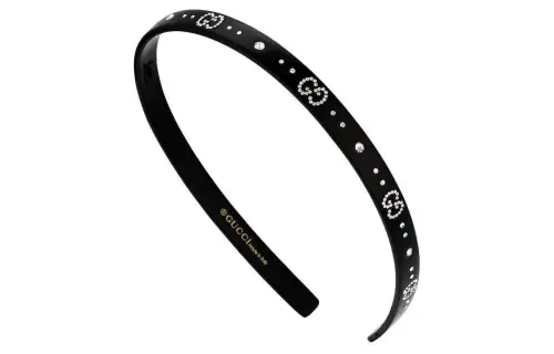 GUCCI Double G Crystal-embellished Hairband