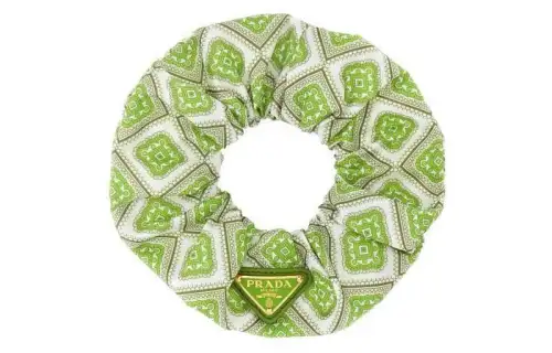 Prada printed twill scrunchie