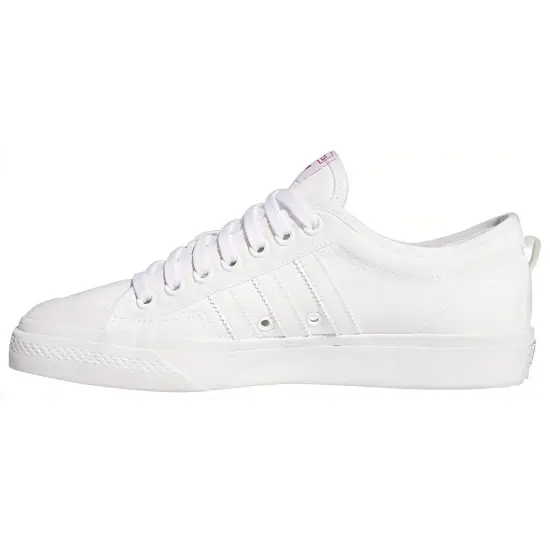 adidas originals NIZZA Series Skateboarding Shoes Women's Low-top White/Red