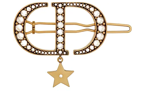 DIOR Hair Clips Women's Gold