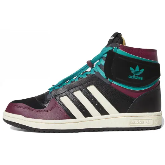 adidas originals Top Ten Black Burgundy