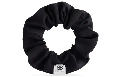 Balenciaga Hair Tie Women's Black