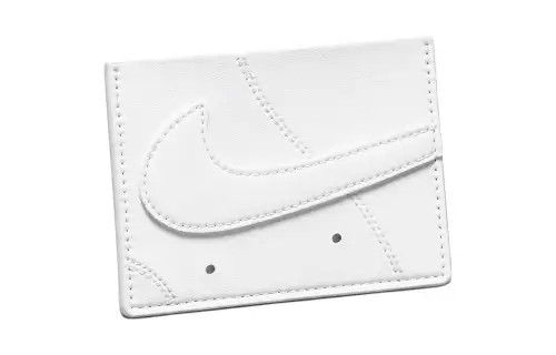 Nike PU Polyurethane Card Holder Card Holder Regular Unisex White