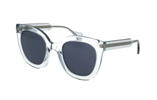 GUCCI Square Sunglasses Women's Transparent