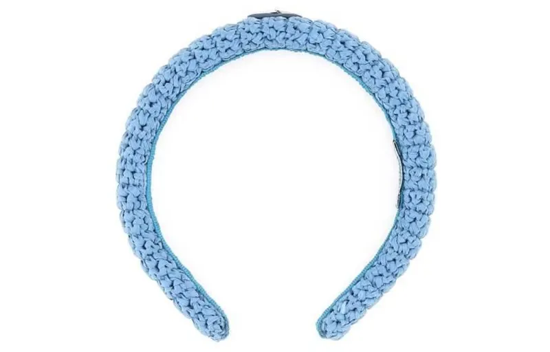 PRADA Headbands Women's Blue