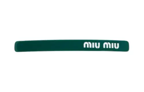 MIU MIU Hair Clips Women's Green