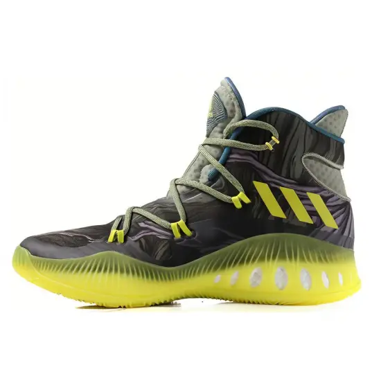 Adidas Crazy Explosive 2017 Basketball Shoes Men High-top Grey/Green