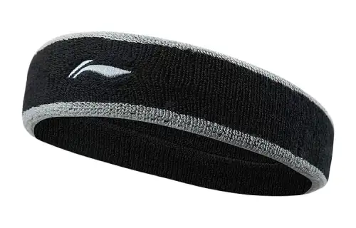 Li Ning Hair Band Unisex Black Gray