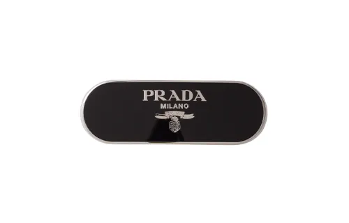 logo-lettering hair clip