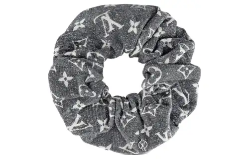 LOUIS VUITTON Hair Tie Women's Gray