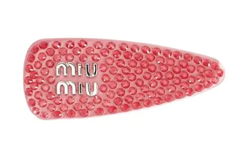 MIU MIU Hair Clips Women's Pink