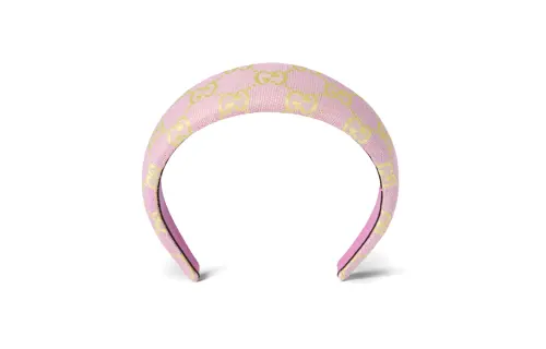 GUCCI Canvas Headbands Women's Pink