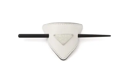 PRADA Hair Clips Women's White
