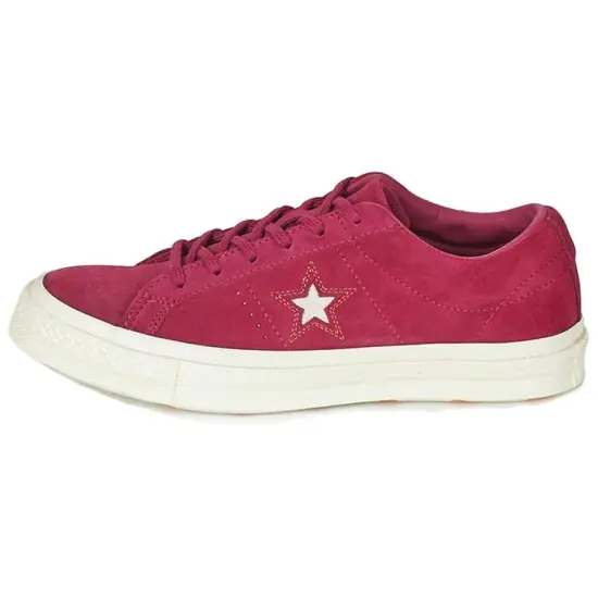 Converse One Star Skateboarding Shoes Unisex Low-top Deep Red