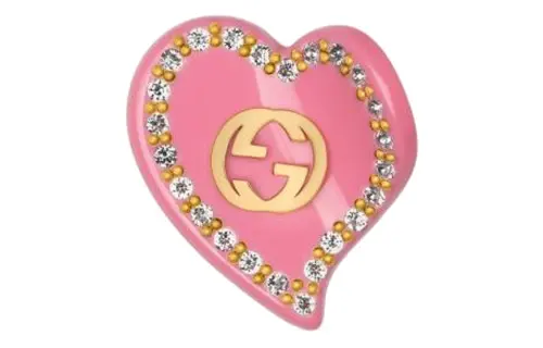 GUCCI Resin Hair Clips Women's Pink