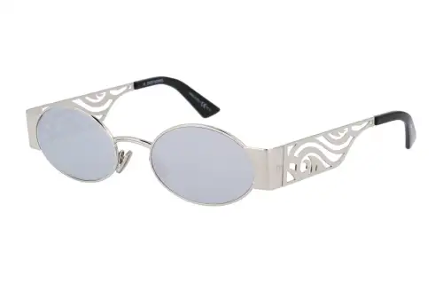 DIOR Oval Sunglasses Women's Silver