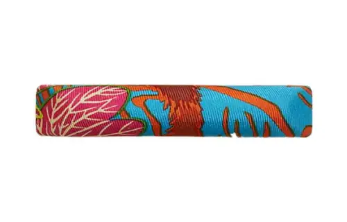 HERMES Silk Twill Hair Clips Women's Multicolor