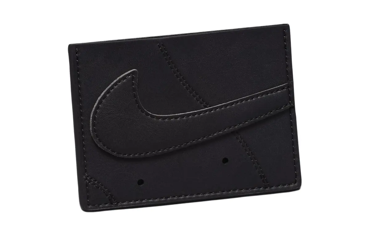 Nike Polyurethane Nylon Card Holder Regular Unisex Black