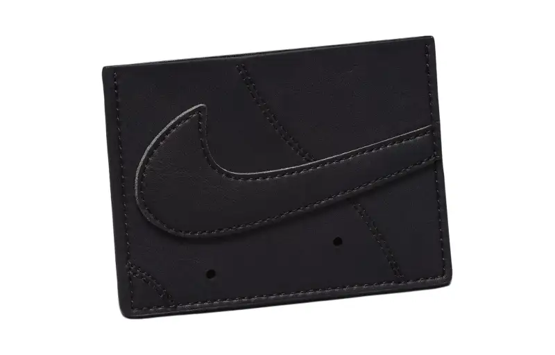 Nike Polyurethane Nylon Card Holder Regular Unisex Black