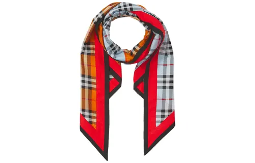 Burberry Contrast Vintage Check Cotton Bandana