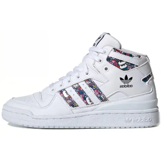 adidas originals Forum Mid White Floral Women's