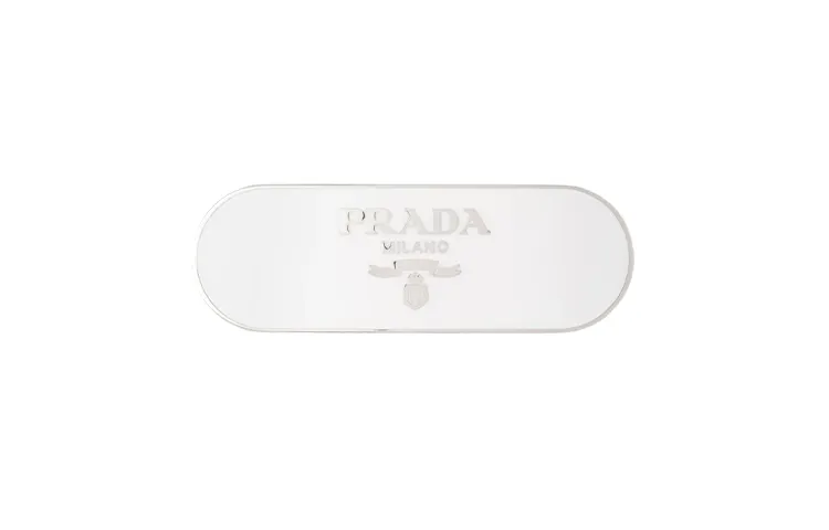 PRADA Hair Clips Women's White