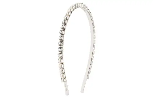 MIU MIU Headbands Women's Silver