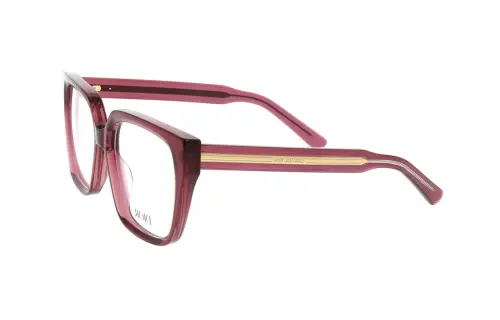 DIOR Square Eyeglass Frames Women's Red