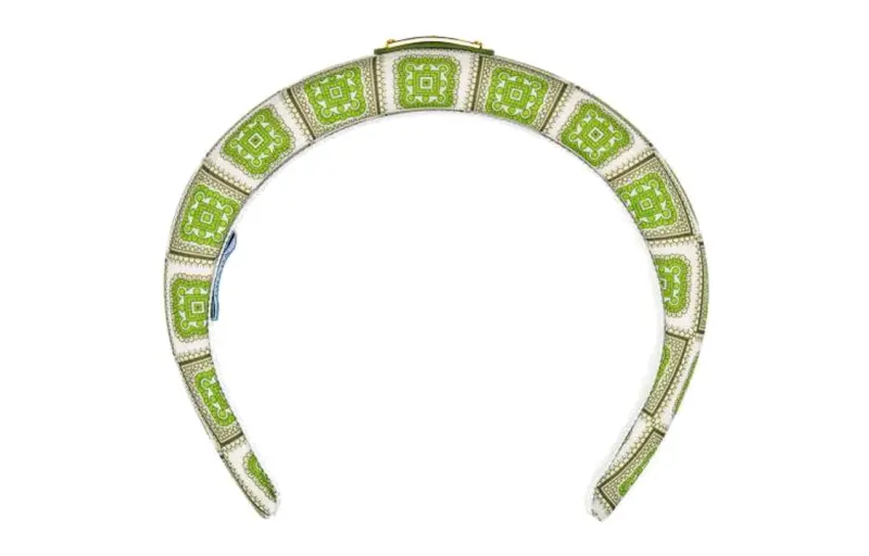 PRADA Geometric pattern Headband