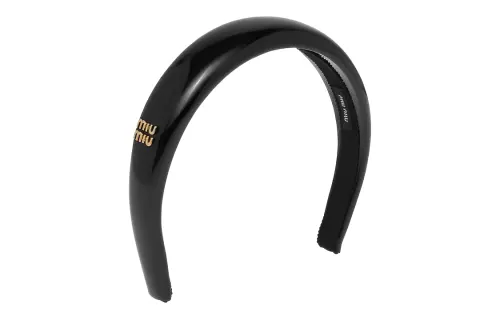 Miu Miu leather headband