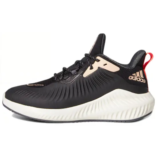 Adidas AlphaBounce Running Shoes Women's Low-top Pink/Black