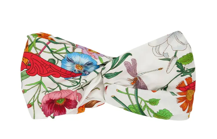 GUCCI Women's Floral Print Hairband