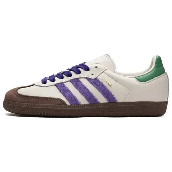 Adidas Samba OG Off White Core Purple Green Brown Women's