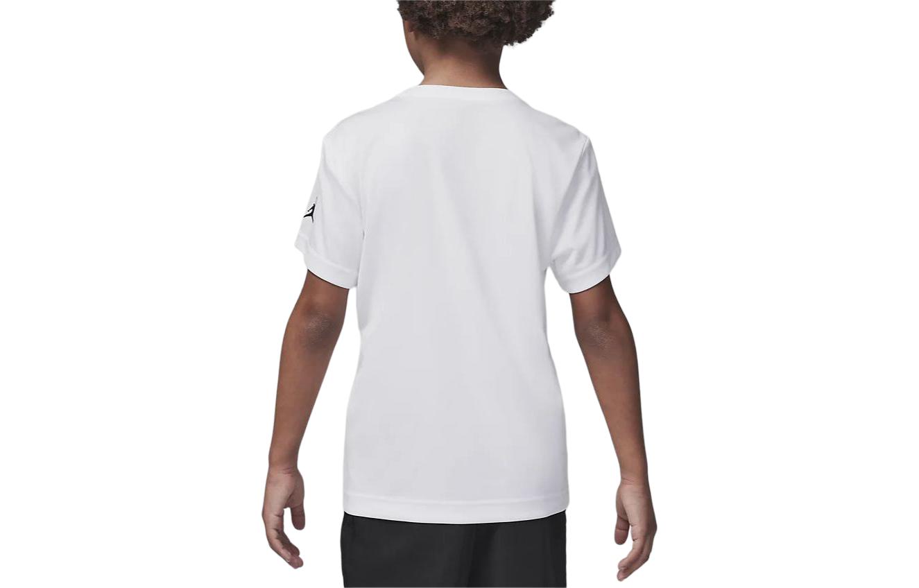 Детская футболка Jordan Dri-FIT logoT (белый) — фото 2