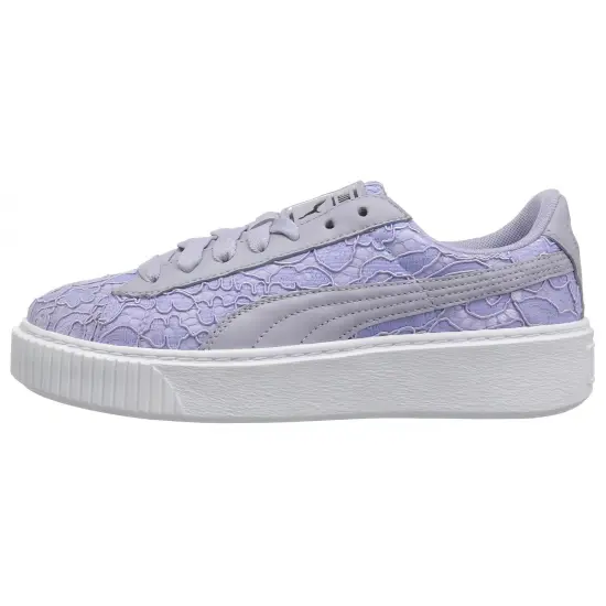 PUMA Basket Platform Fo Blue Lace Up 'Icelandic Blue' Women's