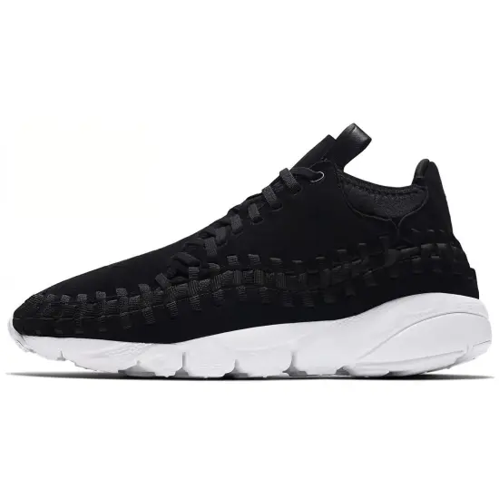 Nike Air Footscape Lifestyle Shoes Men Low-top Black/white