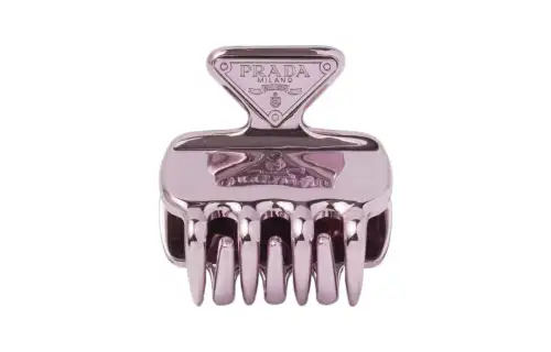 【Previous Season】logo-engraved hair clip