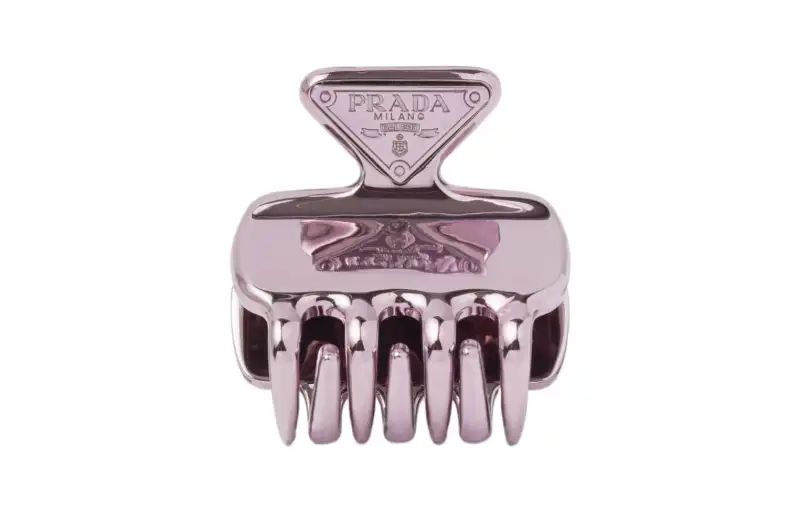 【Previous Season】logo-engraved hair clip