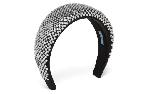 PRADA Headbands Women's Crystal