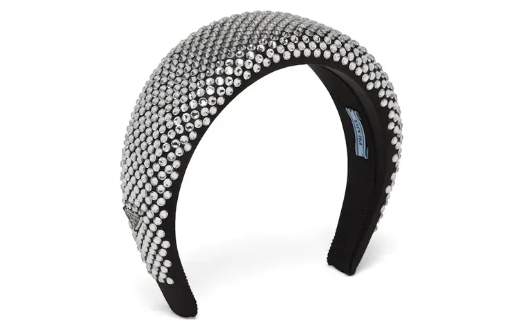 PRADA Headbands Women's Crystal