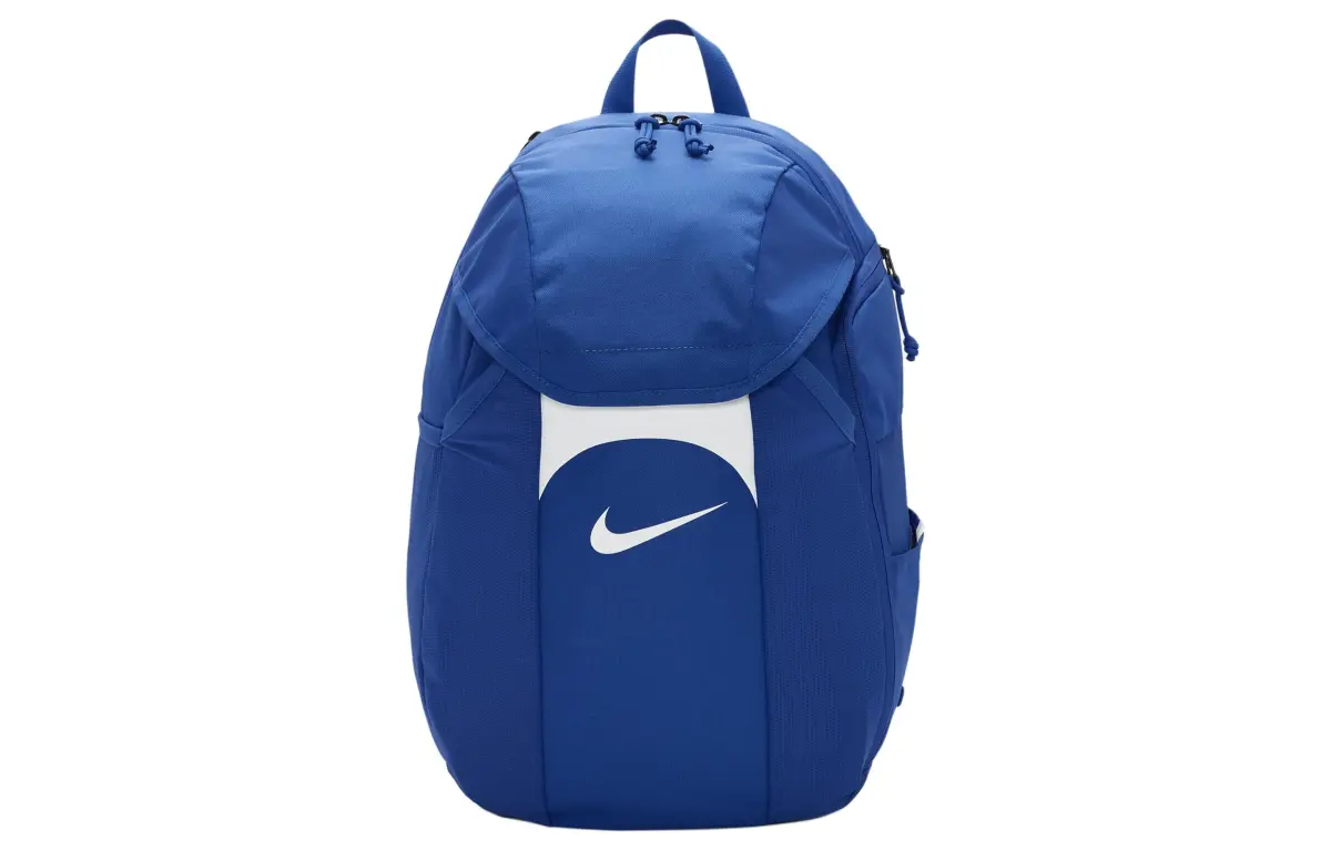Nike Polyester With Nylon Backpack Regular Unisex Royal Blue & White